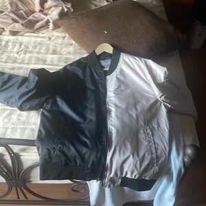 White and black puffer